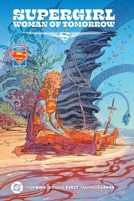 SUPERGIRL WOMAN OF TOMORROW DELUXE ED HC SUPERMAN DAY 2026 VARIANT DUST JACKET