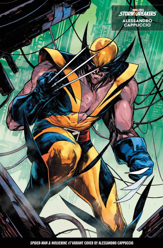 SPIDER-MAN , WOLVERINE #7 ALESSANDRO CAPPUCCIO FROM THE CHAOS A COSTUME VARIANT