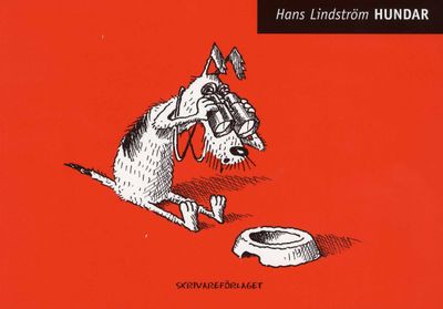 Hundar ( liggande format, Röd )