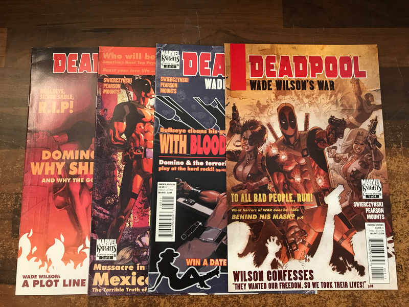 Deadpool Wade Wilson's War (2010) #1-4 (complete)