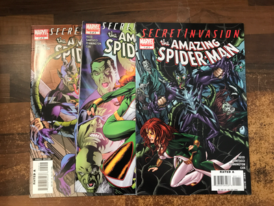 Secret Invasion Amazing Spider-Man (2008) #1-3 (complete)