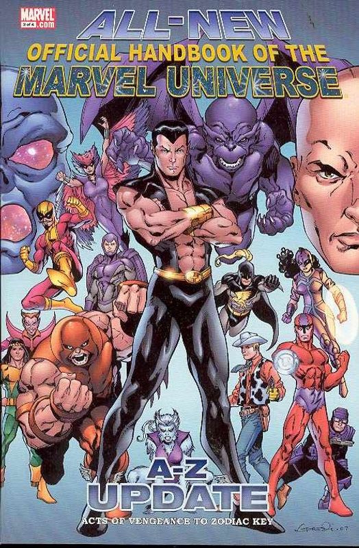 ALL NEW OFF HB MARVEL UNIV A TO Z UPDATE #3