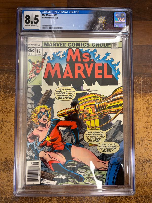 CGC 8,5 MS. MARVEL #17 (NORTHERN COLLECTION)