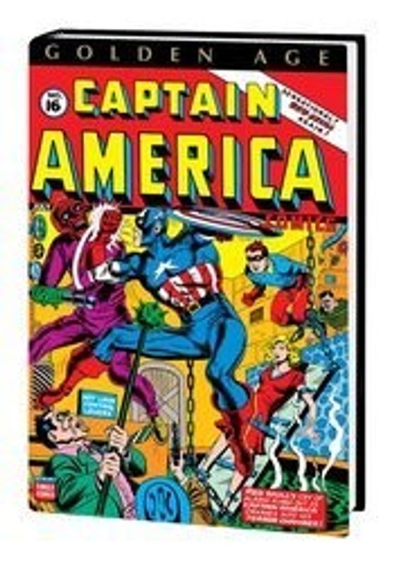 GOLDEN AGE CAPTAIN AMERICA OMNIBUS HC VOL 02 AVISON DM VAR