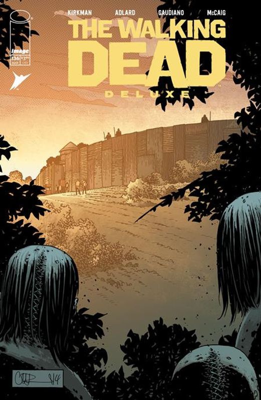 WALKING DEAD DELUXE #136 CVR B CHARLIE ADLARD & MAVE MCCAIG VAR 