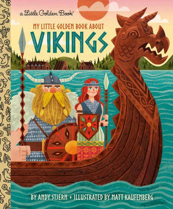 MY LITTLE GOLDNE BOOK ABOUT VIKINGS