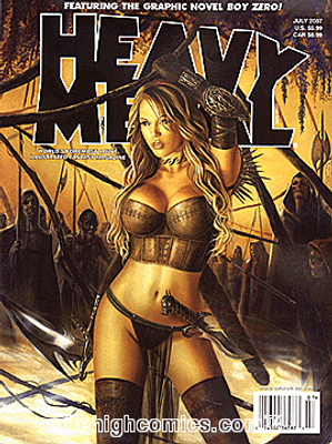 HEAVY METAL MAGAZINE JULY 2007