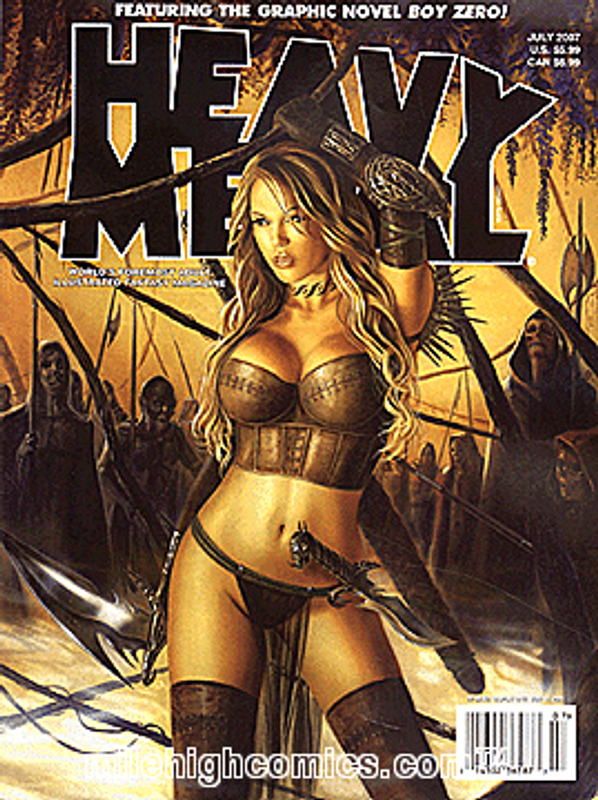 HEAVY METAL MAGAZINE JULY 2007