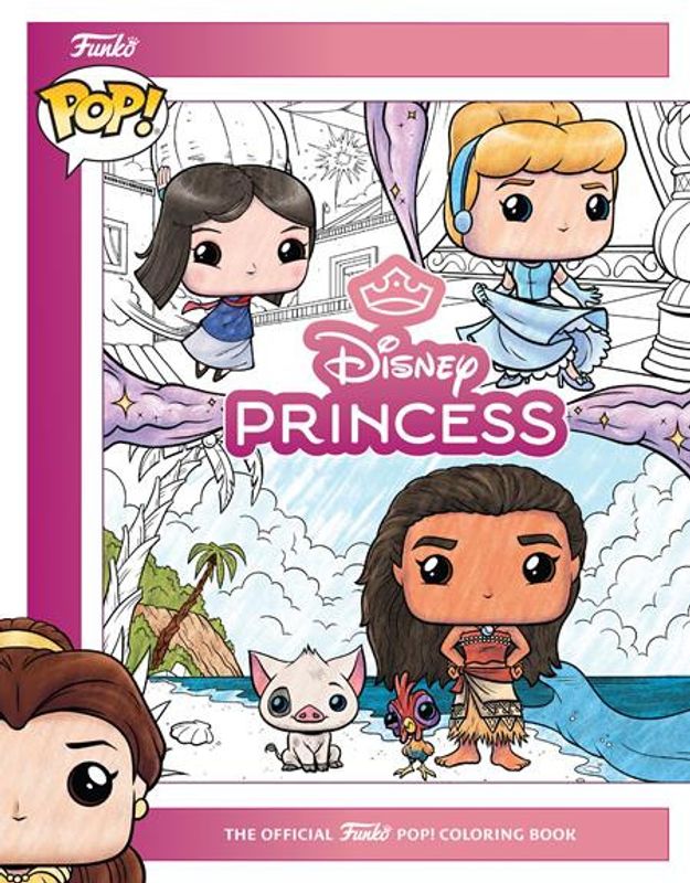 DISNEY PRINCESS HC THE OFFICIAL FUNKO POP COLORING BOOK