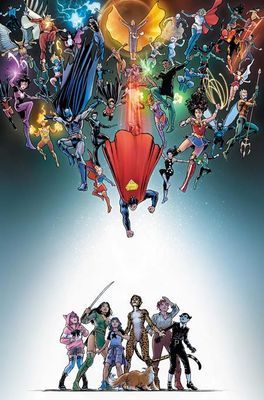 JUSTICE LEAGUE CHEETAH AND CHESHIRE ROB THE WATCHTOWER TP