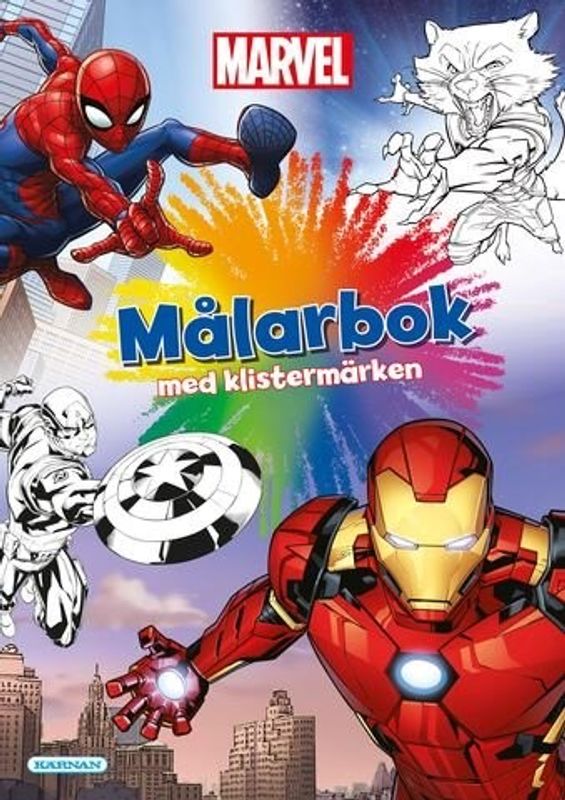 Marvel målarbok SC