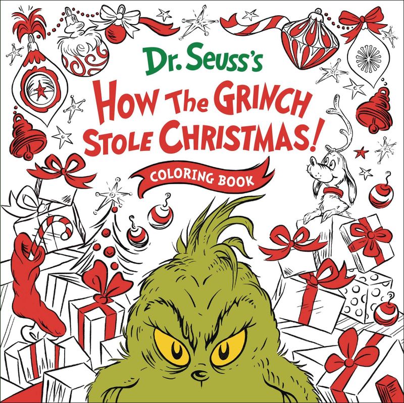HOW THE GRINCH STOLE CHRISTMAS OFFICIAL COLORING BOOK SC
