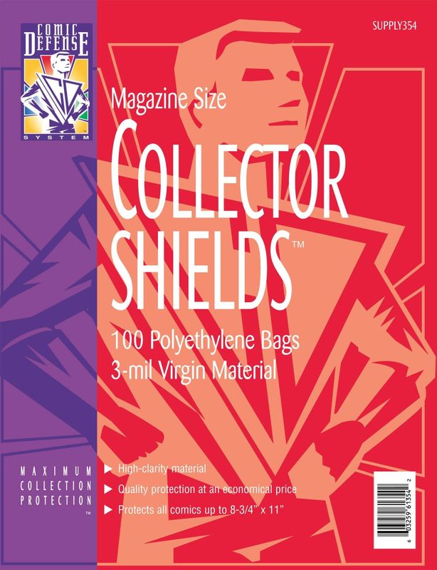 CDS MAG COLLECTOR SHIELDS (100 PACK)