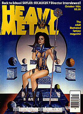 HEAVY METAL MAGAZINE OCTOBER 1984