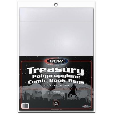 BCW TREASURY BAGS (PACK OF 100)