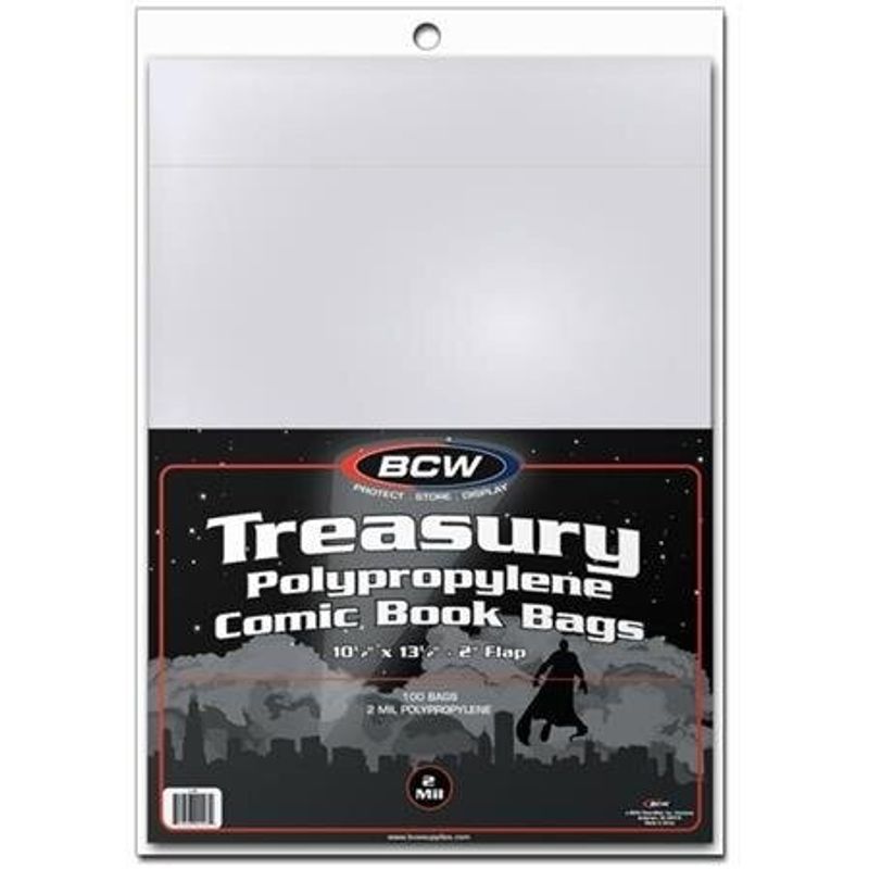 BCW TREASURY BAGS (PACK OF 100)