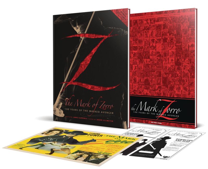 MARK OF ZORRO 100 YRS OF MASKED AVENGER ART DLX ED HC