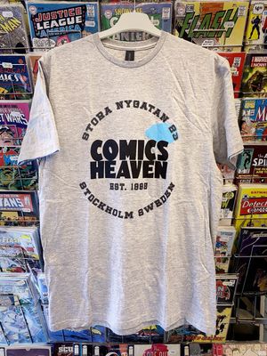 COMICS HEAVEN T-SHIRT GREY MEDIUM