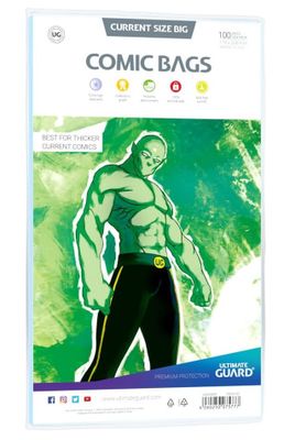 Comic Bags Ultimate Guard Current size BIG - 100 pack