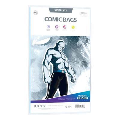 Comic Bags Ultimate Guard Silver size - 100 pack