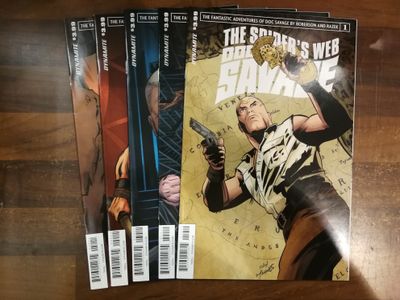 Doc Savage Spiders Web (2015 Dynamite) #1-5 (complete)