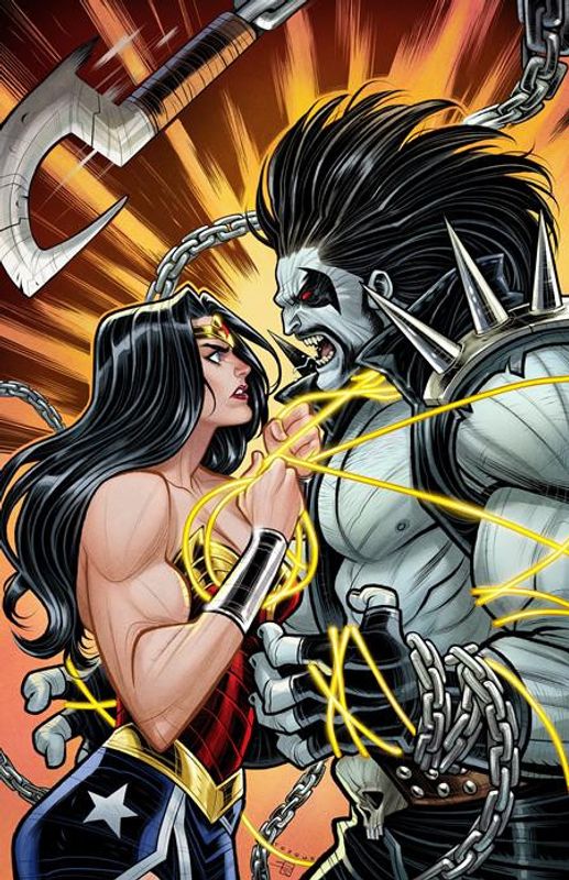 DC K.O. WONDER WOMAN VS [REDACTED] #1 (ONE SHOT) CVR D ELIZABETH TORQUE CARD STOCK VAR