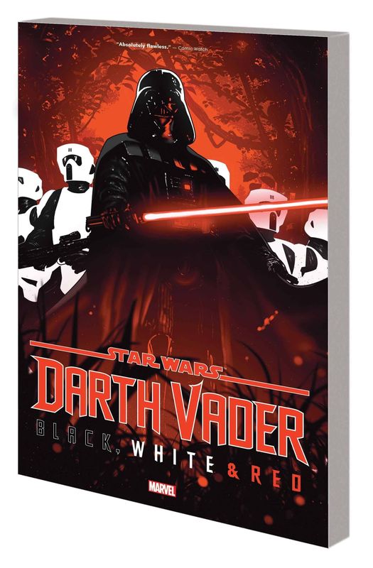 STAR WARS DARTH VADER BLACK WHITE & RED TP