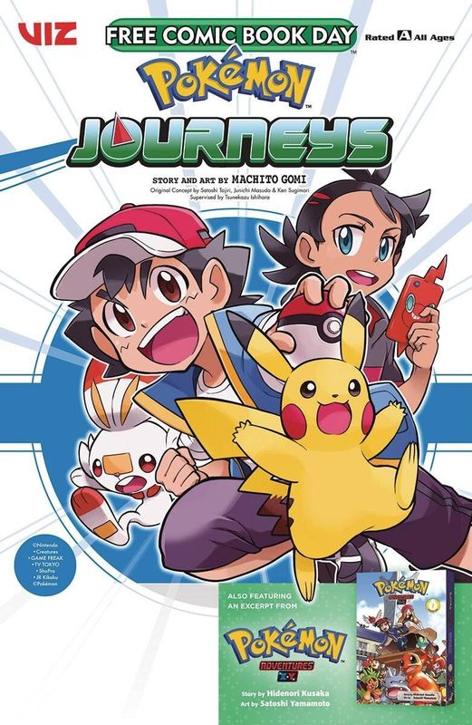 FCBD 2022 POKEMON JOURNEYS POKEMON ADVENTURES XY