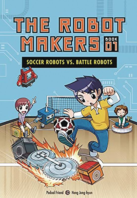 ROBOT MAKERS GN VOL 01 SOCCER ROBOTS VS BATTLE ROBOTS