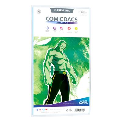 Comic Bags Ultimate Guard Current size Resealable - 100 pack