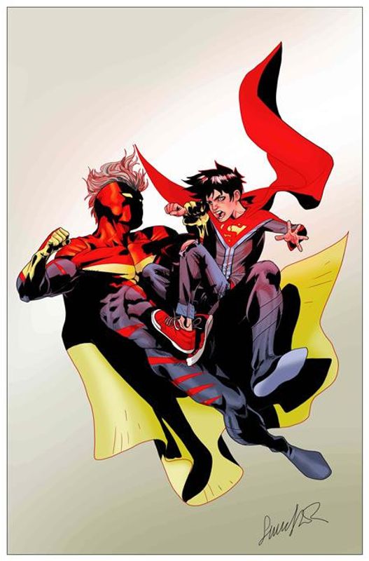 SUPERMAN UNLIMITED #12 CVR D SALVADOR LARROCA CARD STOCK VAR (THE REIGN OF THE SUPERBOYS)