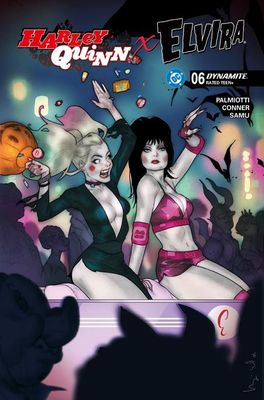 HARLEY QUINN X ELVIRA #6 CVR D BEN CALDWELL VAR