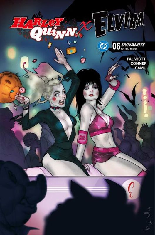 HARLEY QUINN X ELVIRA #6 CVR D BEN CALDWELL VAR