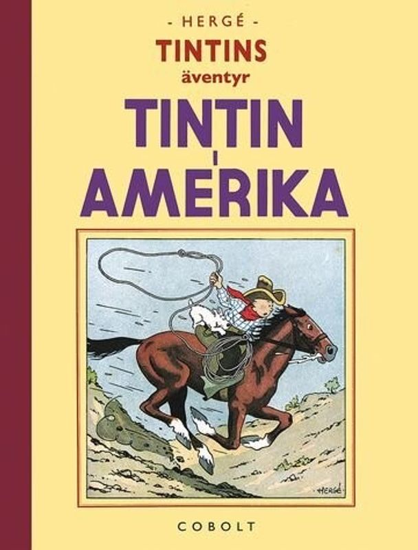 Tintins äventyr - Tintin i Amerika retro HC