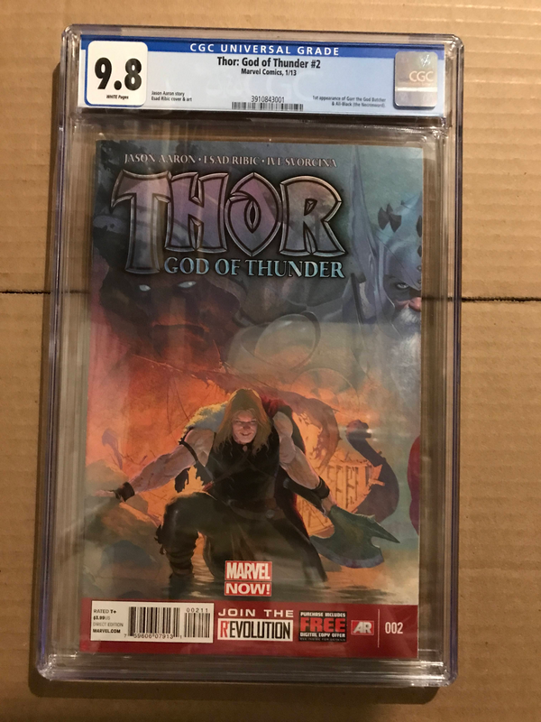 CGC 9,8 THOR GOD OF THUNDER #2