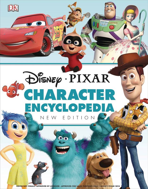 DISNEY PIXAR CHARACTER ENCYCLOPEDIA NEW ED HC