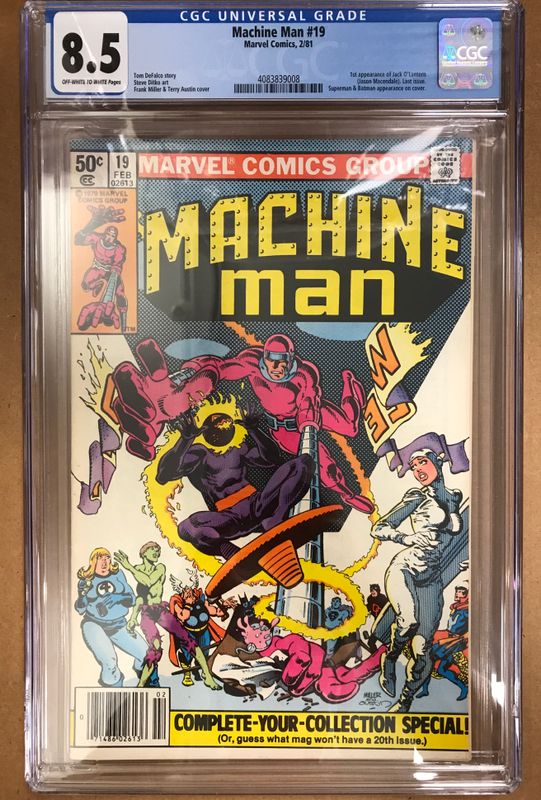 CGC 8,5 MACHINE MAN #19
