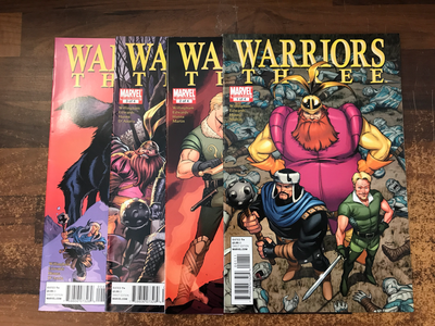 Warriors Three (2010 Marvel) #1-4 (complete)