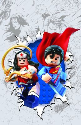 SUPERMAN WONDER WOMAN #13 LEGO VAR ED