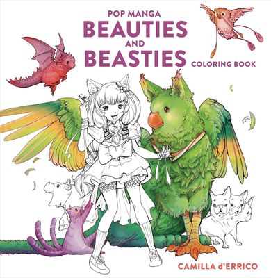 POP MANGA BEAUTIES & BEASTIES COLORING BOOK