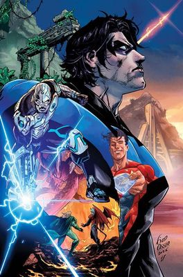 NEW TITANS #34 CVR D FICO OSSIO THINGS TO COME CARD STOCK VAR