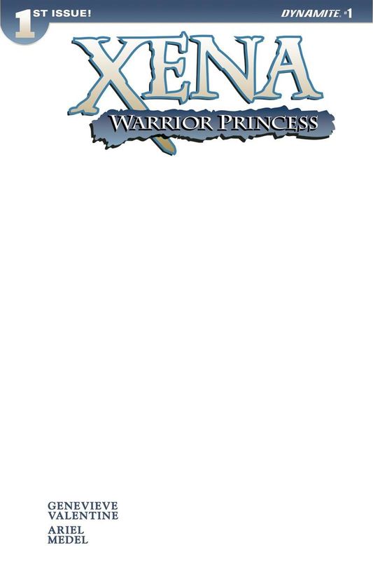 XENA WARRIOR PRINCESS #1 BLANK AUTHENTIX