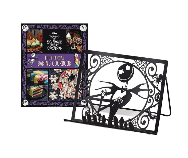 TIM BURTONS NBX COOKBOOK GIFT SET W STAND