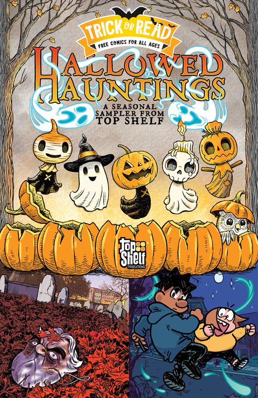 HALLOWED HAUNTINGS: A SEASONAL SAMPLER FROM TOP SHELF: TRICK-OR-READ 2025 [PACK OF 20] COVER A ()