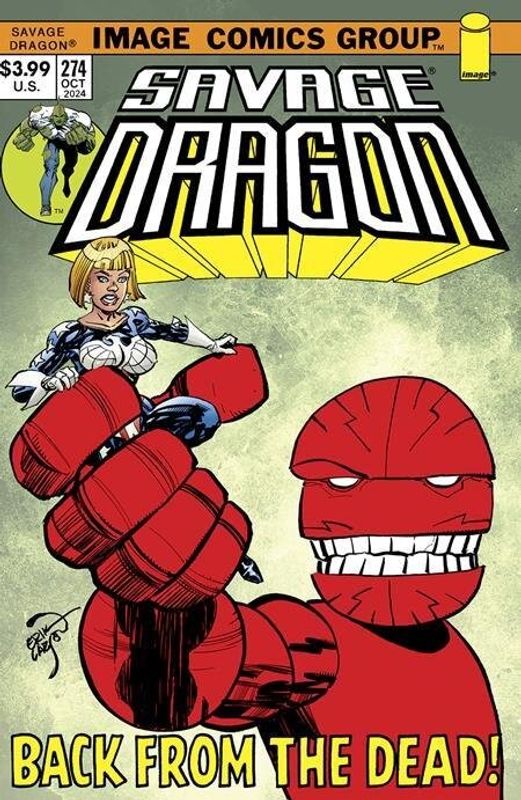 SAVAGE DRAGON #274 CVR B ERIK LARSEN 70S TRADE DRESS VAR  (RES)