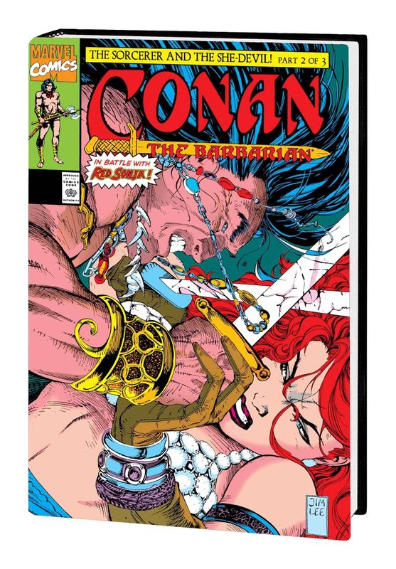 CONAN THE BARBARIAN ORIG MARVEL YRS OMNIBUS HC VOL 10 JIM LEE DM VAR