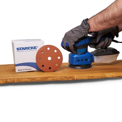 Sliprondell 125mm 9 hål 50/100-pack