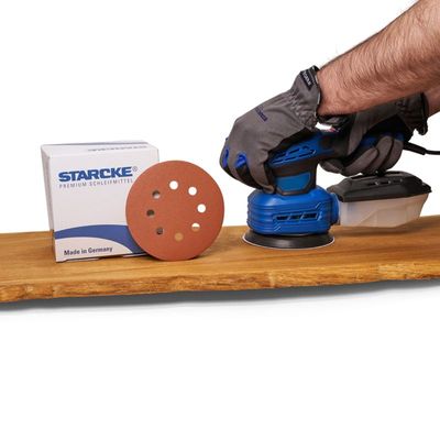 Sliprondell 125mm 8 hål 50/100-pack