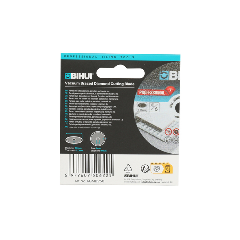 Diamantklinga Bihui AGMBV50 50 mm