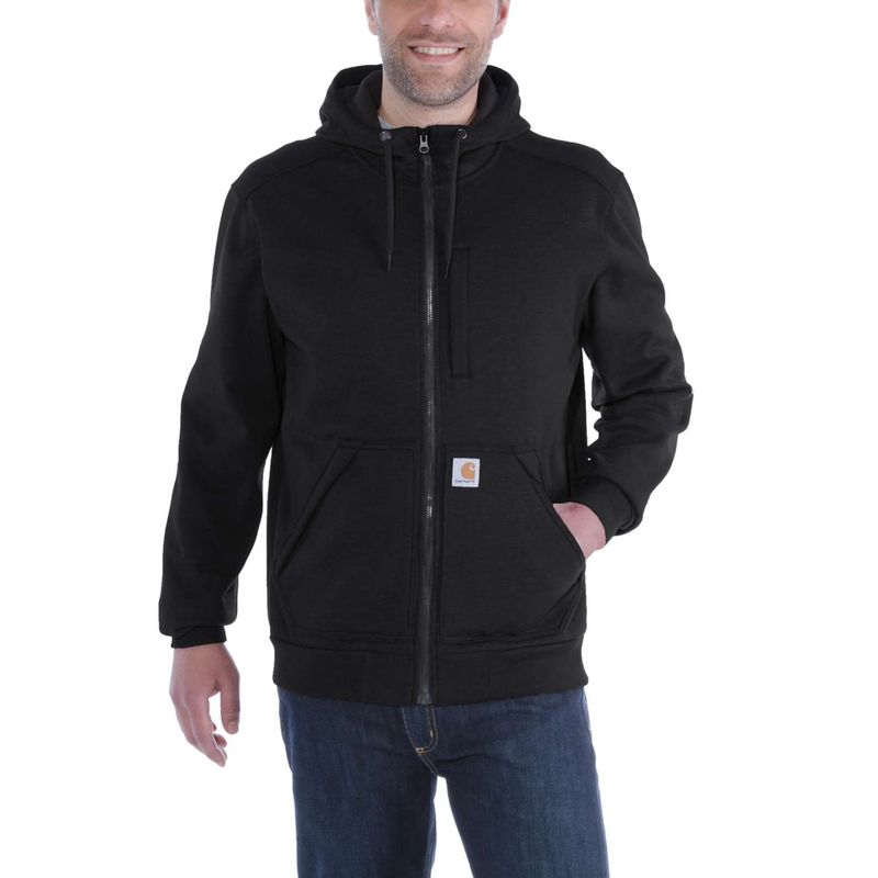 Wind fighter hooded sweatshirt - black